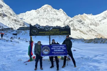 Annapurna Base Camp in winter
