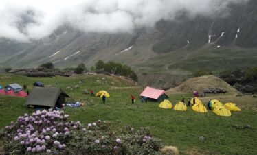 campsite Bali pass Trek