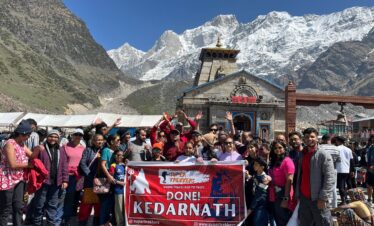 Kedarnath Dham Temple during Kedarnath Yatra in Uttarakhand