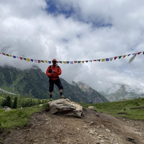 Kafnu village, starting point of Pin Bhaba Pass Trek